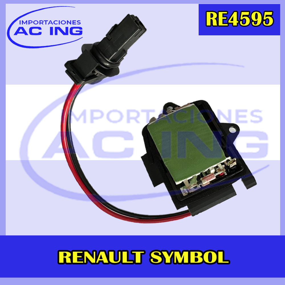 RESISTENCIA RENAULT SYMBOL REF RE4595