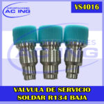 VALVULA DE SERVICIO SOLDAR R134 BAJA REF VS4016