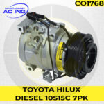 COMPRESOR TOYOTA HILUX DIESEL 10S15C 7PK REF CO1768