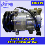 COMPRESOR 709 T.P 2A 12V TAPA ORING AC ING REF CO4419