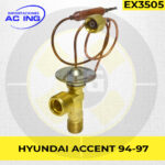 VALVULA HYUNDAI ACCENT 94-97 REF EX3505