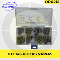 ORING NEGRO VARIOS (KIT 145 UNID) REF OR0212