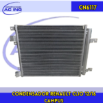 CONDENSADOR RENAULT CLIO 12/16 CAMPUS REF CN6117