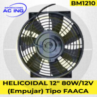 ELECTRO HELICOIDAL 12″ 80W 12V TIPO FAACA REF BM1210