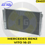 CONDENSADOR MERCEDES BENZ VITO 16-21 REF CN4021