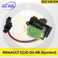 RESISTENCIA RENAULT CLIO 04-08 REF RE5839