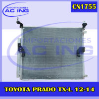 CONDENSADOR TOYOTA PRADO TX-L 12-14 GASOLINA REF CN1755