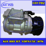 COMPRESOR KIA RIO 07 10PA15C 4PK REF CO1702