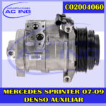 COMPRESOR MERCEDES SPRINTER 07-09 DENSO AUXILIAR REF CO2004060