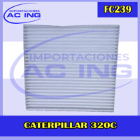 FILTRO DE CABINA CATERPILLAR 320C REF FC239