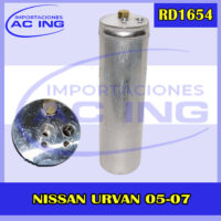FILTRO SECADOR NISSAN URVAN 05-07 REF RD1654