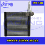 EVAPORADOR NISSAN VERSA 20-22 REF EV1670