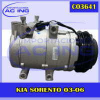 COMPRESOR KIA SORENTO 03-06 REF CO3641