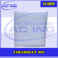 FILTRO DE CABINA CHEVROLET JOY REF FC009