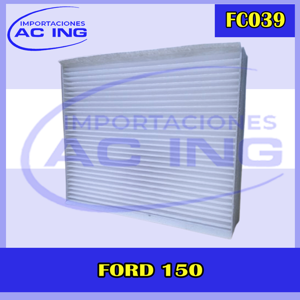 FILTRO DE CABINA FORD 150 REF FC039
