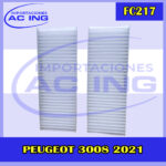 FILTRO DE CABINA PEUGEOT 3008 2021 REF FC217