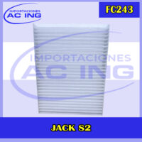 FILTRO DE CABINA JACK S2 REF FC243