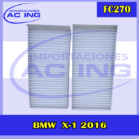 FILTRO DE CABINA BMW  X-1 2016 REF FC270