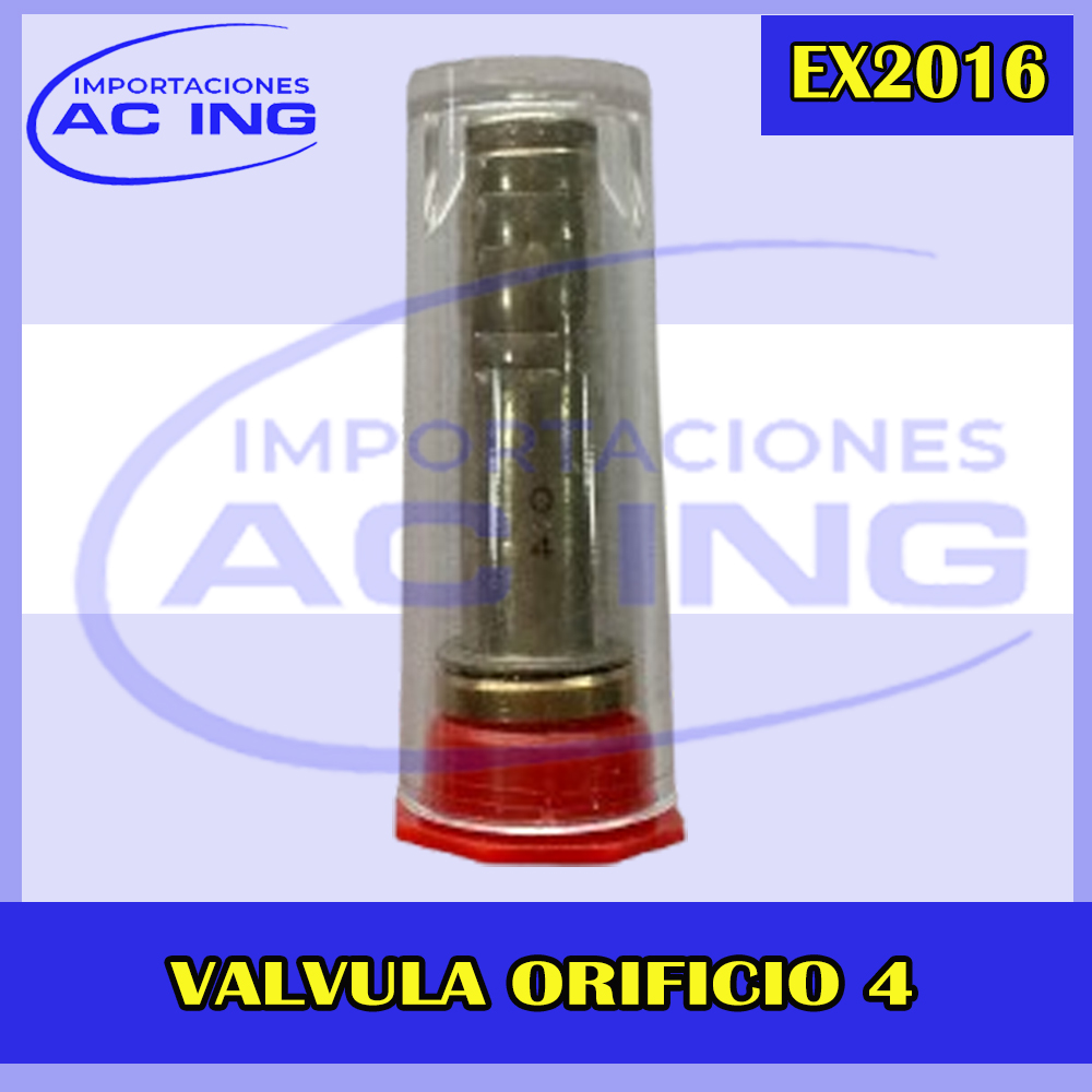 VALVULA ORIFICIO 4 REF EX2016