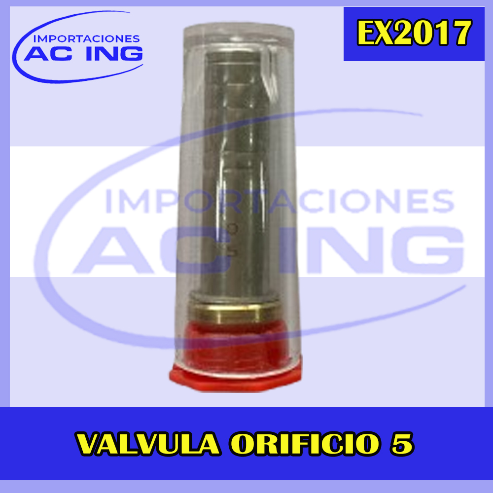 VALVULA ORIFICIO 5 REF EX2017