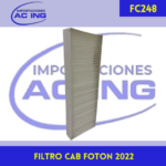 FILTRO CABINA FOTON 2022 AC ING REF FC248