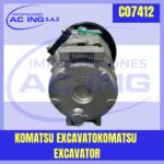 KOMATSU EXCAVATORKOMATSU EXCAVATOR AC ING REF CO7412