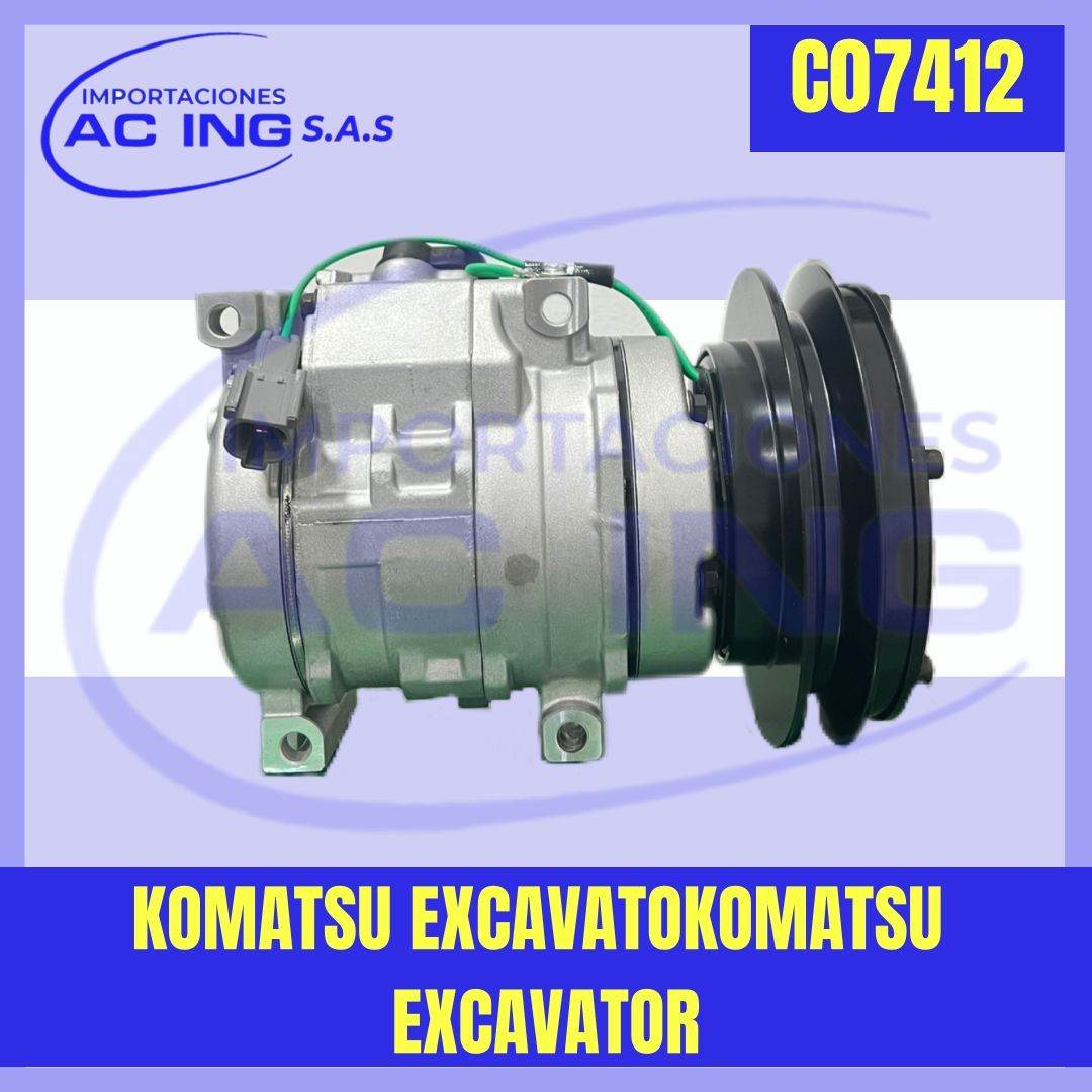 KOMATSU EXCAVATORKOMATSU EXCAVATOR AC ING REF CO7412