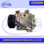COMPRESOR SUZUKI VITARA LIVE 1,6L 16-20  AC ING REF CO2304