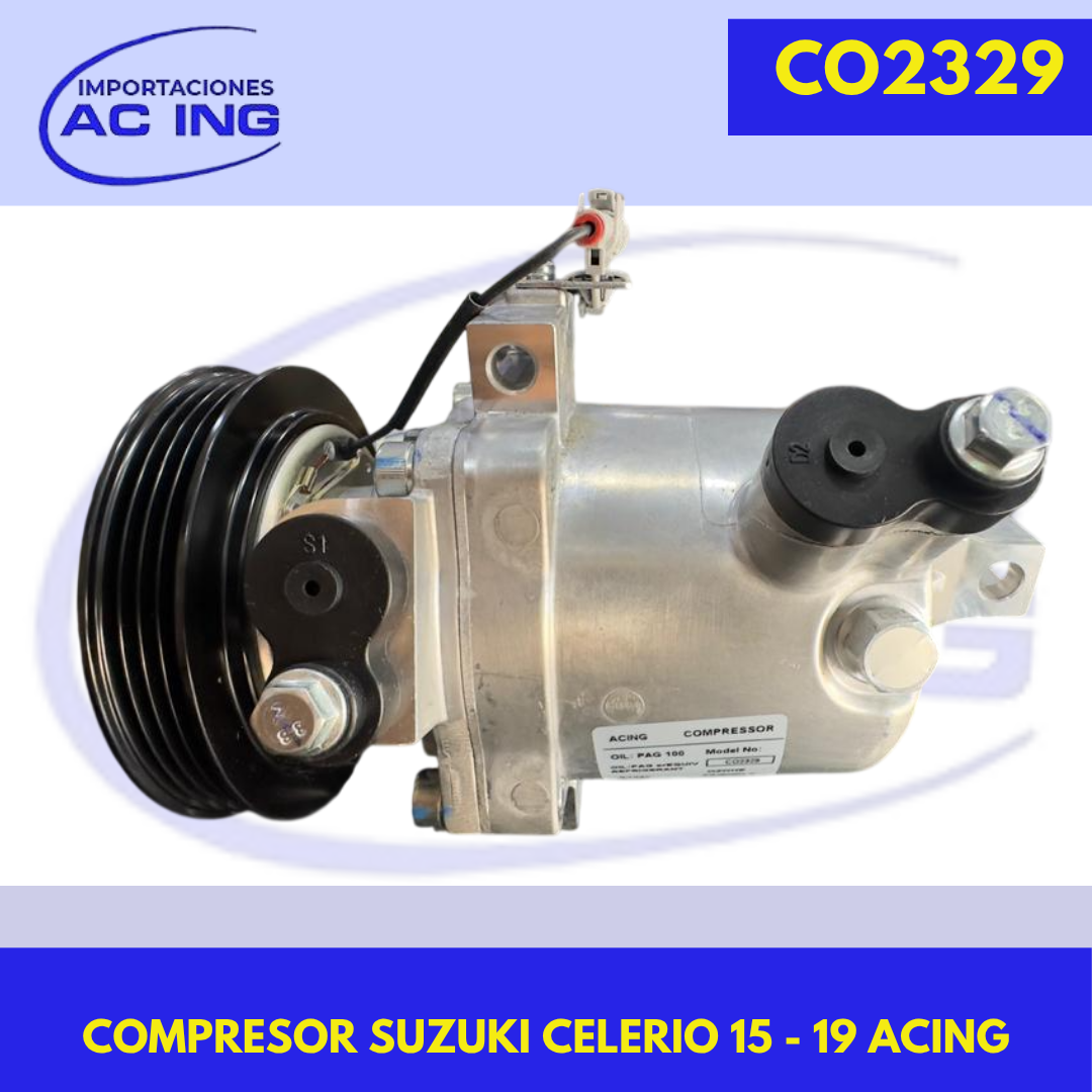 COMPRESOR SUZUKI CELERIO 15-19 REF CO2329