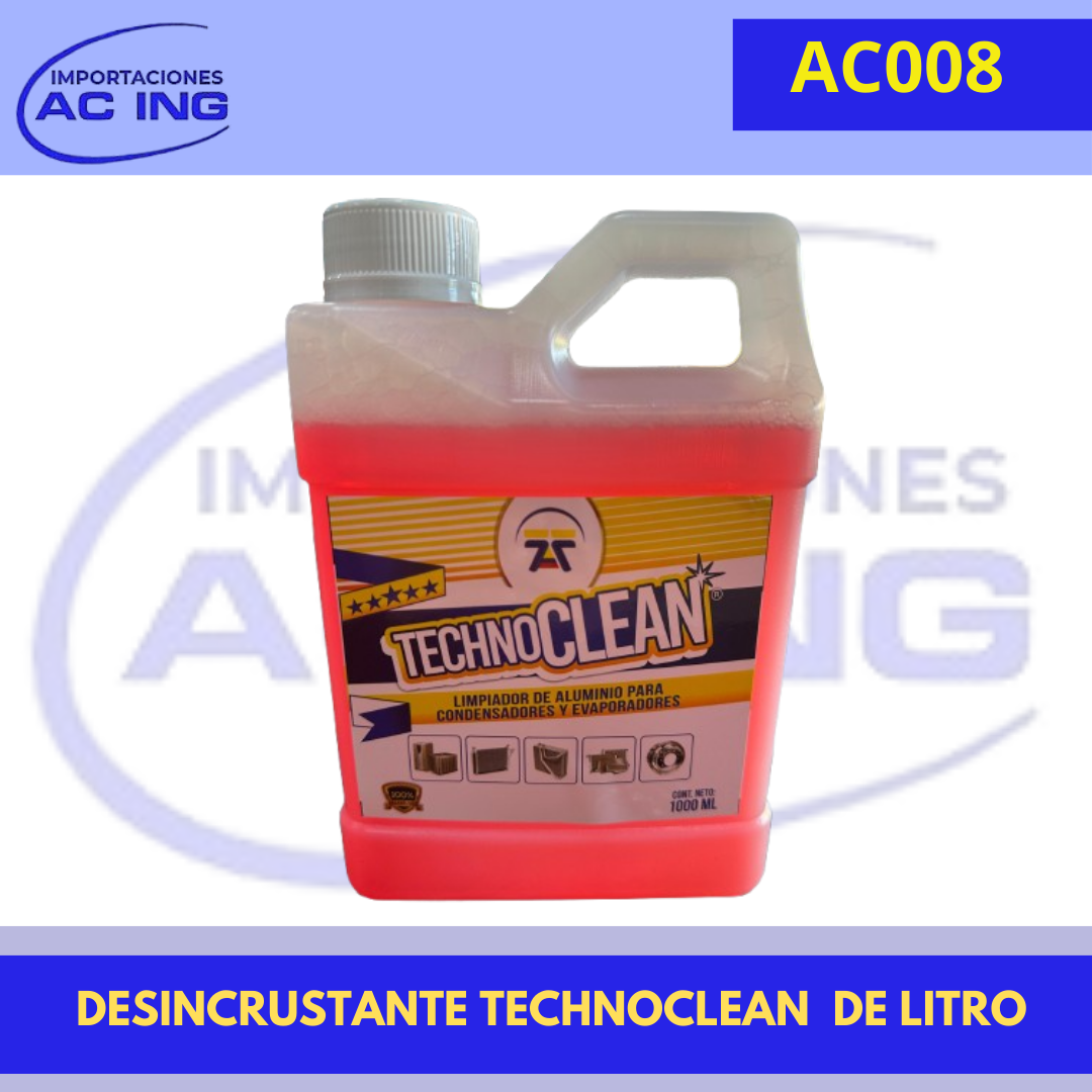 DESINCRUSTANTE TECHNOCLEAN  DE LITRO REF AC008