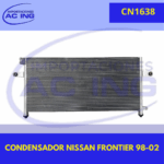 CONDENSADOR NISSAN FRONTIER 98-02 ACING REF CN1638