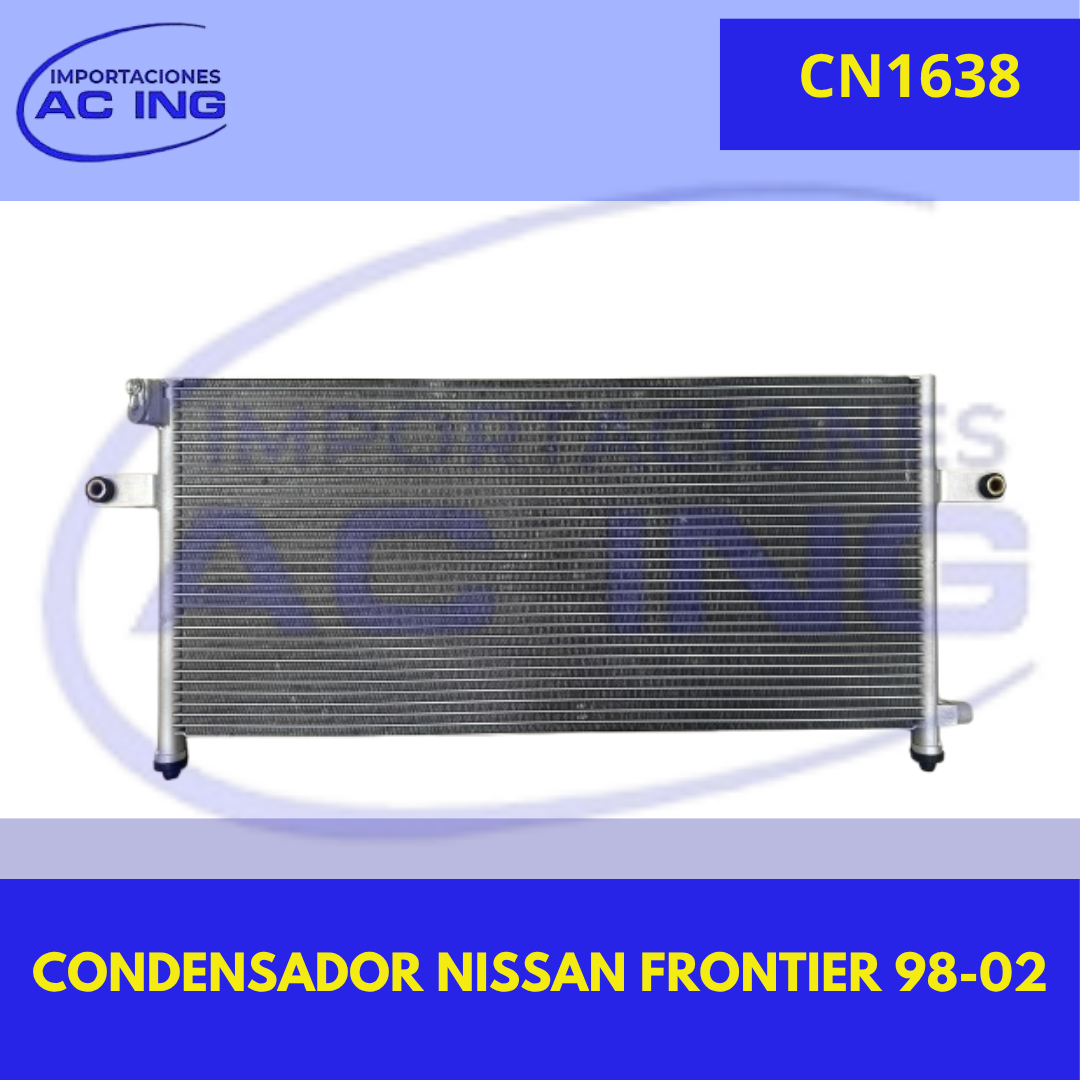 CONDENSADOR NISSAN FRONTIER 98-02 ACING REF CN1638