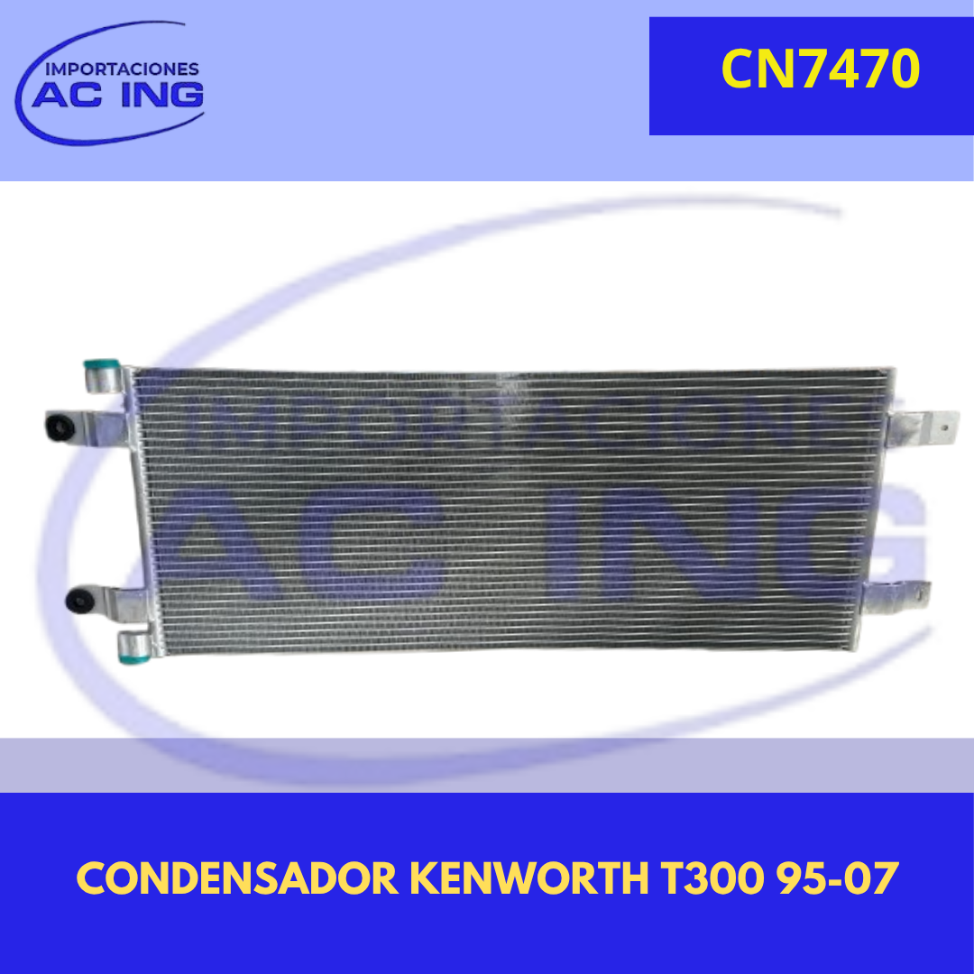 CONDENSADOR KENWORTH T300 95-07 AC ING REF CN7470