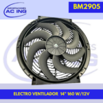 ELECTRO VENTILADOR  14″ 160 W/12V REF BM2905