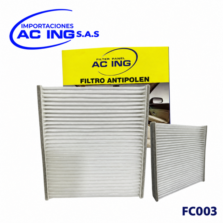 FILTRO CABINA TOYOTA COROLLA CROSS 2023 AC ING REF FC003