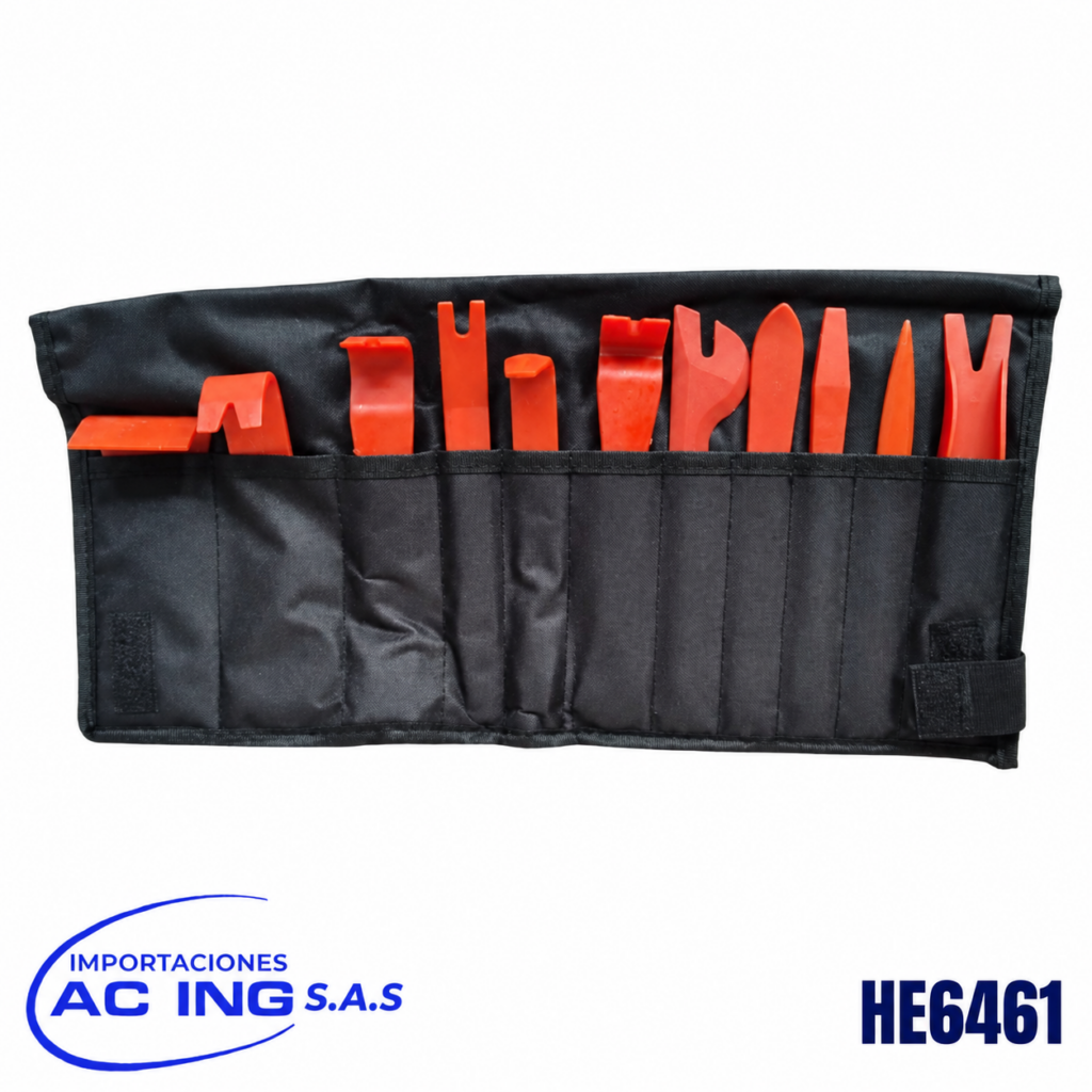KIT DE HERRAMIENTAS PARA DESMONTAR TABLERO (11PCS) HE6461 · Foto 1